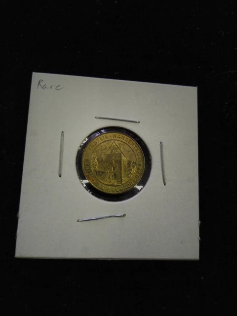 11 Int. Rosenstein Wandertage 1980 TSV Heubach Glücksbringer Good Luck Token