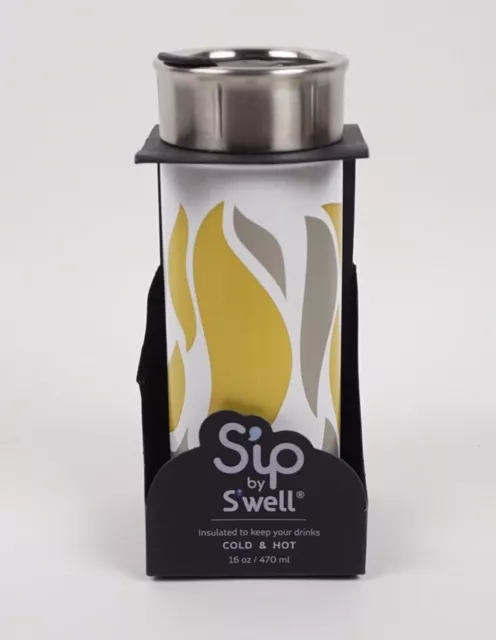 S'ip by S'well 16 oz Insulated Stainless Steel Travel Mug New In Package