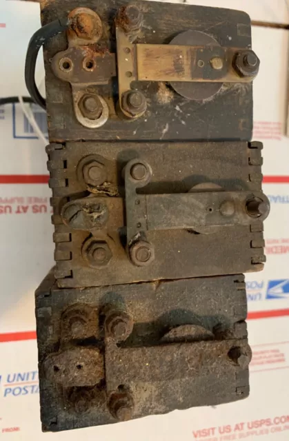 3 Antique Ford Model T Ignition Coil Wood Cased Wooden Box Old ~ Decor 3 Antique Ford Model T Ignition Coil Wood Cased Wooden Box Old ~ Decor