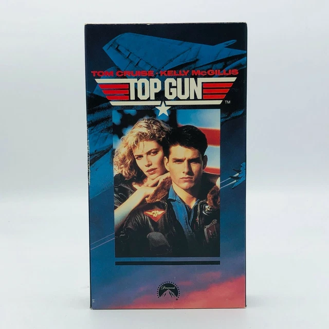 TOP GUN, TOM Cruise, Kelly McGillis, 1989, VHS 8.00 PicClick
