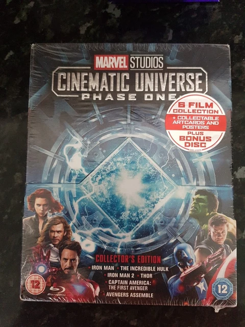 NEW MARVEL STUDIOS Cinematic Universe Phase One 1 BLURAY Collectors ...