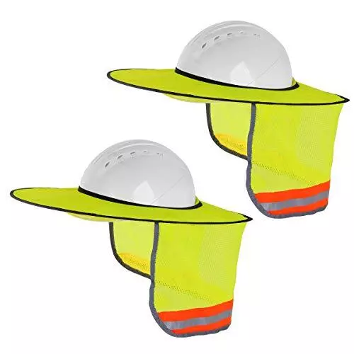 2 Proteccion De Solar Para Casco Protector Construccion Cuello Sombrero Cascos