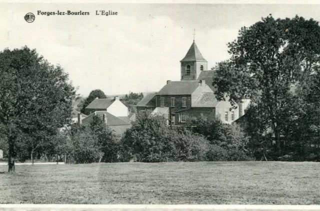 Carte BELGIQUE FORGES LEZ BOURLERS L'église