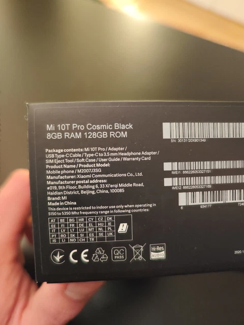 Xiaomi Mi 10T Pro - 128GB - Cosmic Black (Ohne Simlock) (Dual SIM) 7