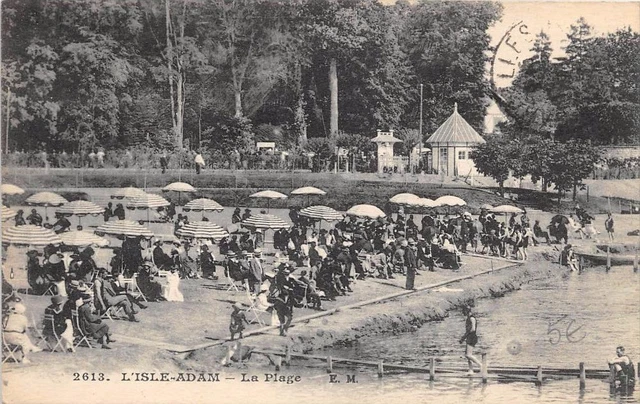 Cpa 95 L'isle Adam La Plage
