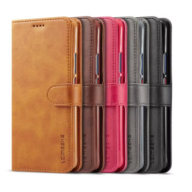 Magnetic Leather Phone Case for iPhone 15 Pro MAX 11 14 13 7 8 Wallet Flip Cover