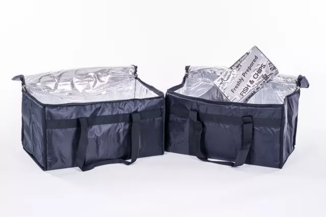 Extra Large Food Delivery Bags Insulated Thermal Bag with/without divider 39L