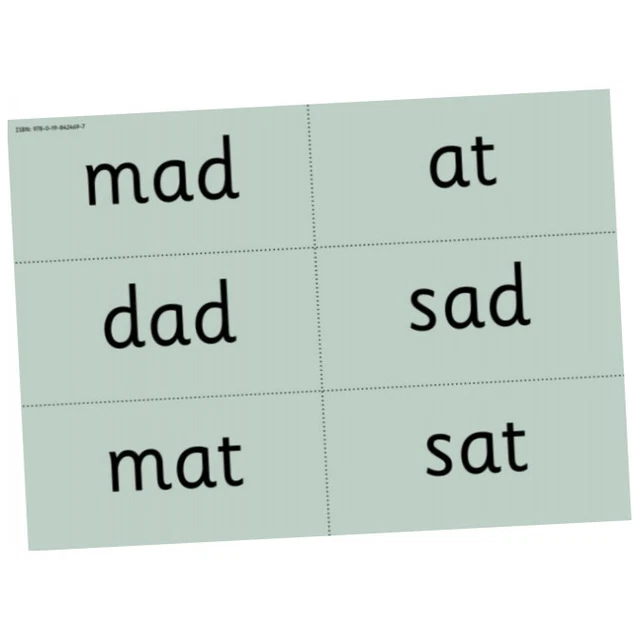 READ WRITE INC. Phonics: Nursery Green Word Cards - Ruth Miskin (2018 ...