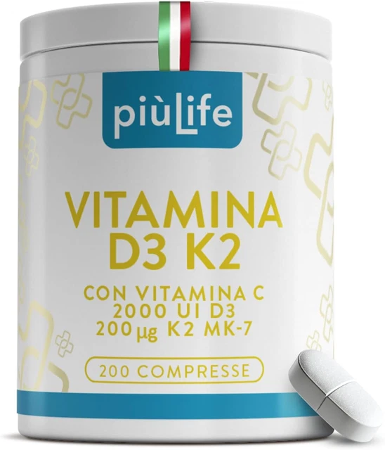 Vitamin D3 K2 Depot Tabletten - 20.000 IE - 200 Tabletten - S&H - Foto 13