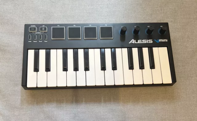 Alesis V-Mini Tragbarer 25-Tasten USB-MIDI Keyboard Controller DJ equipment