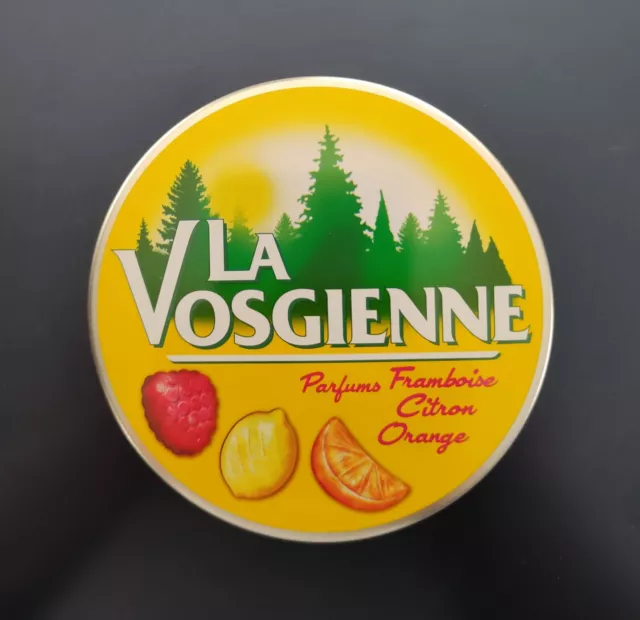 Ancienne boite PINEDE de la Vosgienne bonbon vintage old vert