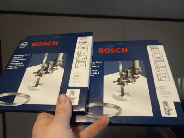 2pk BOSCH BS5618-6W - 56-1/8 Inch x 1/4-Inch by 6TPI Wood Bandsaw Blades