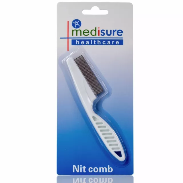 EXTRA FINE NIT HAIR COMB Head Lice Eggs & Larvae Removal Adults Children Handle