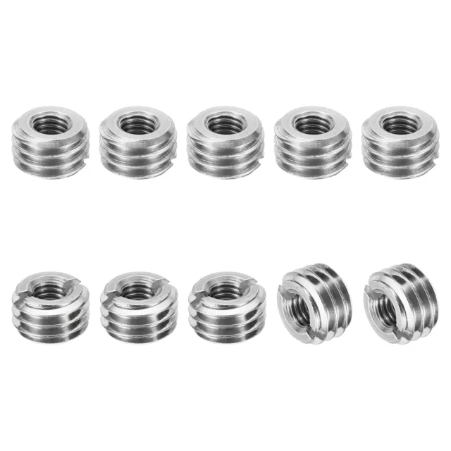 10pc Thread Repair Insert Nut Adapters Reducer M10*1.5 Male to M5*0.8 Female 6mm