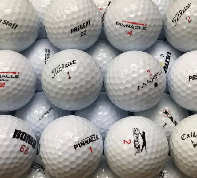 100 Marken Mix Golfbälle Aaaa-Aa Lakeballs + 10 Nike Golfbälle Aaa Gratis