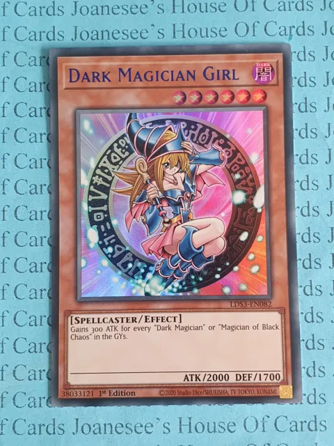 Dark Magician Girl LDS3-EN082 Ultra Rare Yu-Gi-Oh Card 1st Edition Blue New