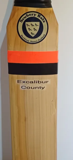 Very Rare Newbery Exlcalibur County Cricket Bat 2lb 6 3/4oz VGC 2