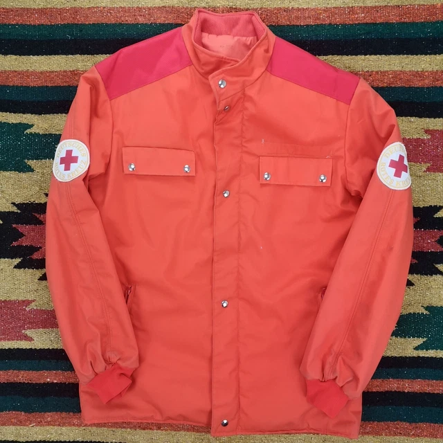 VINTAGE GERMAN RED Cross Weatherproof Rescue Jacket Nino-Flex Coat 1561 ...