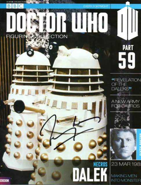 Doctor Who Figurine Magazine Issue 59 - Signed by TERRY MOLLOY