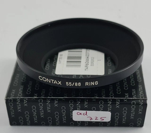 CONTAX Adaptador Filtro E86 86 86mm on Objetivo Lente E55 55 55mm Japón 725/23