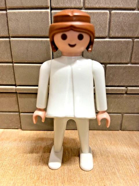 PLAYMOBIL PERSONNAGE VINTAGE KLICKY Réédition Blanc Color 01A pour