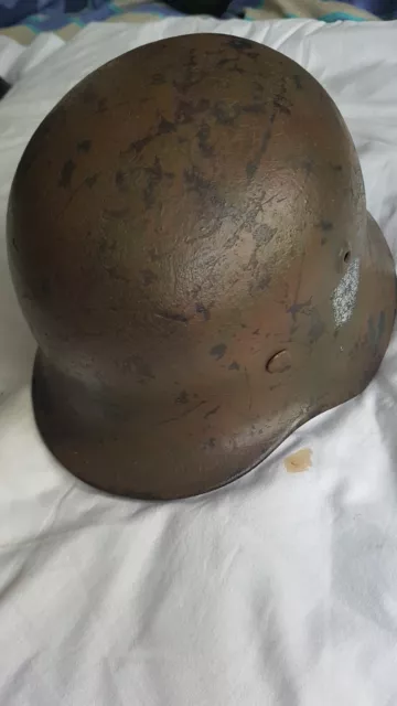 Casque allemand Mle 40 Camouflé  WW2 BE