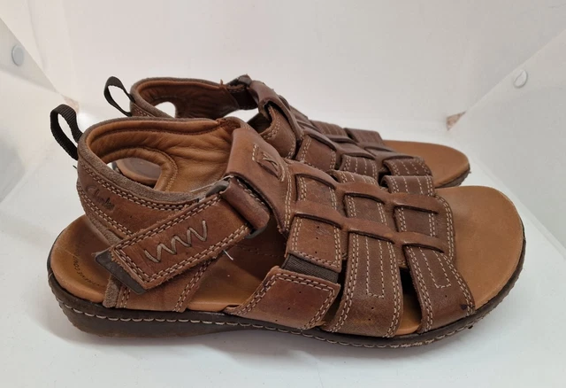 MENS CLARKS ACTIVE Air Sandals Brown Leather Size UK 7 Brand New G1 68.00 PicClick UK