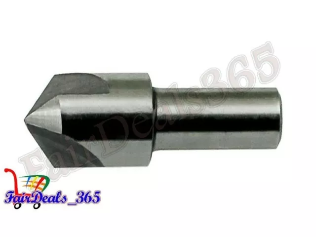 1" Short CounterSink 3 Flute Center Reamer 90 Degree High Speed Steel