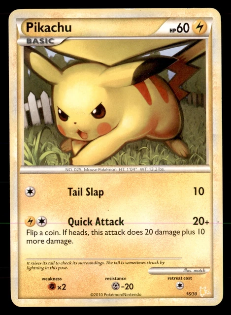 Pokemon Card Pikachu Raichu Trainer Kit 16/30 EXCELLENT Non-Holo Promo TCG!!!!!!