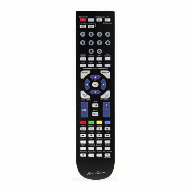Samsung DVD-SH871M Remote Control Replacement with 2 free Batteries