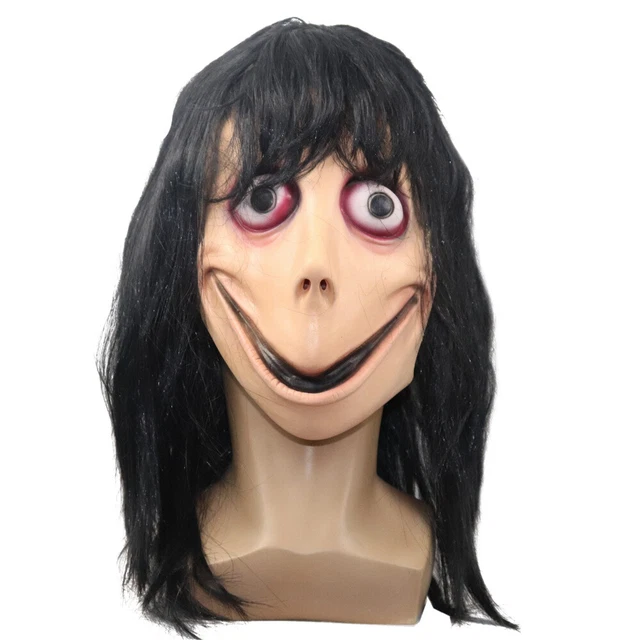 Masque Momo Challenge Intégral En Latex - Magie Du Déguisement - Halloween