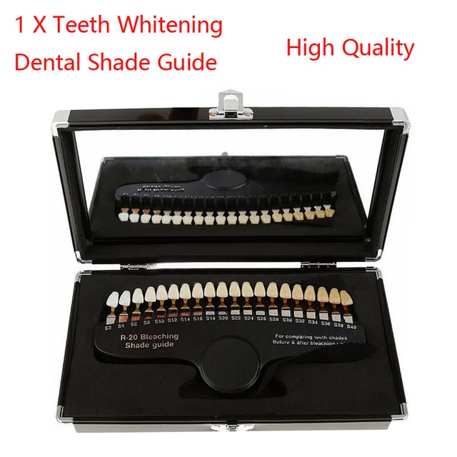 Teeth Whitening Dental Shade Guide Tooth Bleaching For Bleaching 20 Colors