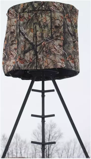 Elevated Deer Hunting Blind, Camo Tent for Tripod Tower Stand