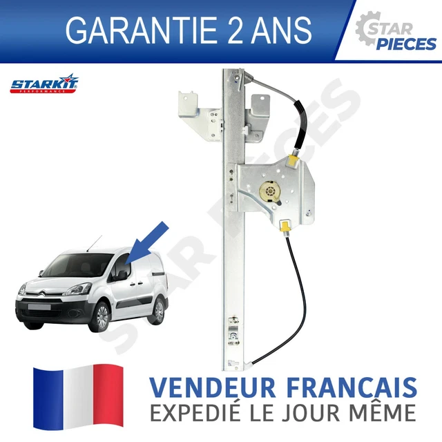 Mécanisme Lève-vitre électrique Avant Gauche Pour Citroën Berlingo B9 / Peugeot Partner - Neuf, Référence SC33353