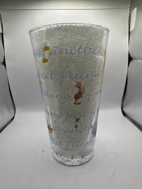 Disney Pooh & Friends 16oz Glassware Made In Poland