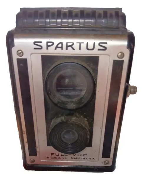 Antique Photography Camera Vintage Spartus Full Vue Retro Box Camera. Untested.