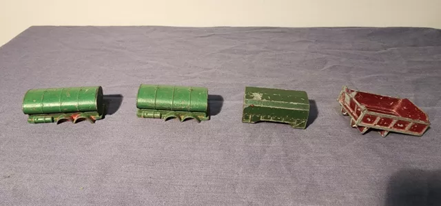 Matchbox Lesney COLLECTION OF TRUCK TRAILERS - pre-owned