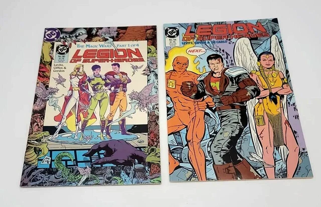 (12) Legion of Super-Heroes Auction/ Copper Age/  VF or Better Condition