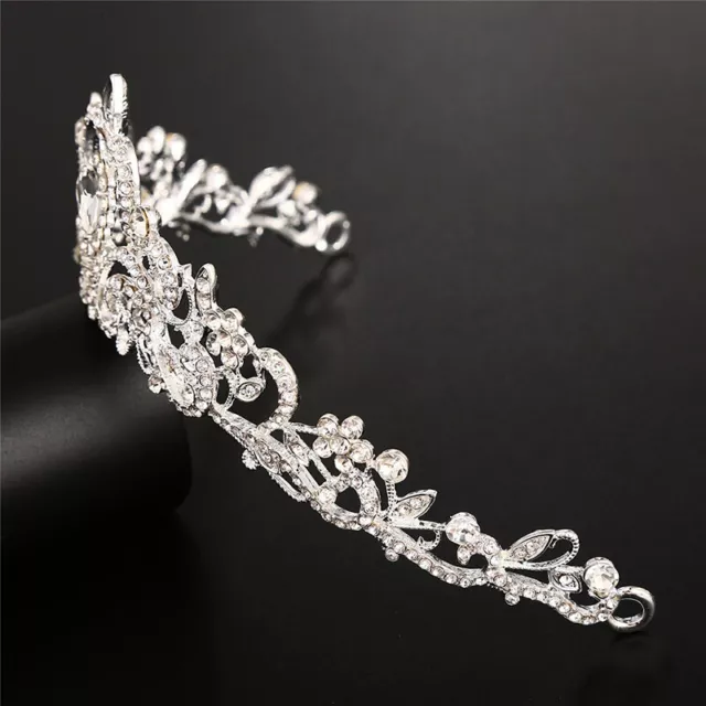 Crystal Crown Headwear Bride Tiara Fashi  q-1