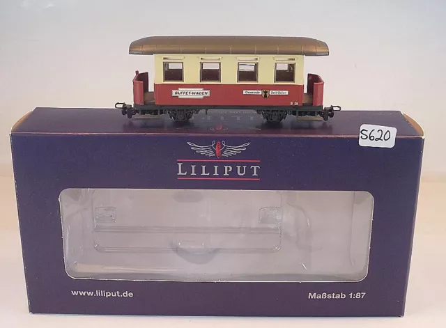 Liliput scala H0e 1/87 n. L344352 autovettura B13 della Zillertalbahn IMBALLO ORIGINALE #5620