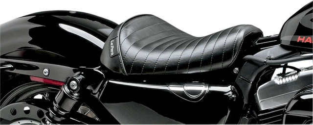 Harley Le Pera Bare Bones Solo Seat Single Seat Cover 04-22 XL Sportster Black