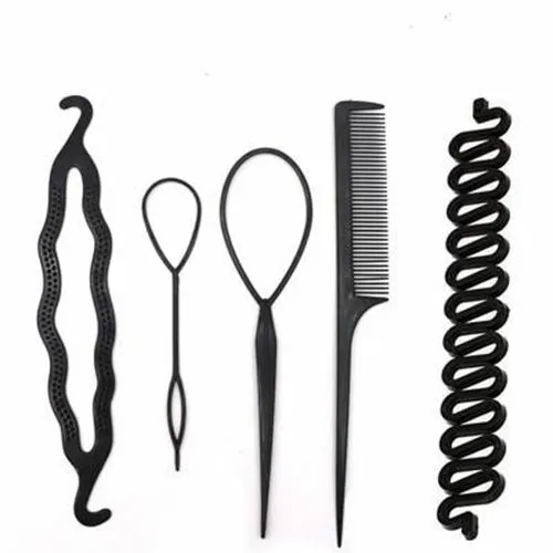 Mujer Estilo Tools Set Moño Trenzador, Giro Esponja, Moda Accesorios para Pelo 3