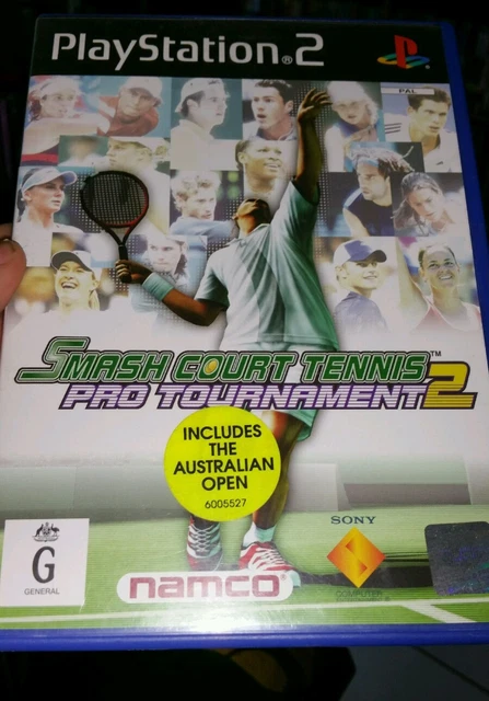 Smash Court Tennis Pro Tournament 2 (no booklet) PLAYSTATION 2 PS2 -FREE POST