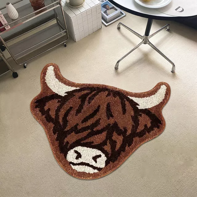 Funny Cow Alien Rug Entry Welcome Mat Non Slip Rubber Back Kitchen Funny Rug NEW