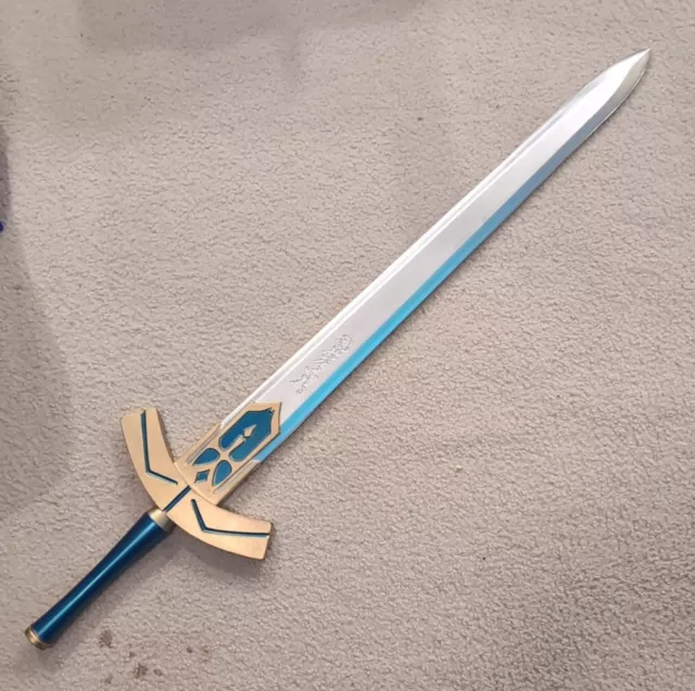 45" Fate/Stay Night Saber Excalibur Artoria Pendragon Wood Blade Sword Cosplay