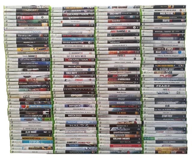 Gros Lot De 203 Jeux Xbox 360 Occasion Pal Fr