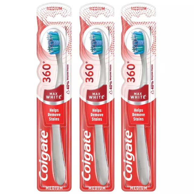 Colgate Toothbrush 360 Max White Medium