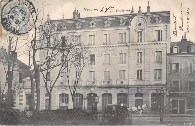 Cpa 58 Nevers La Poste