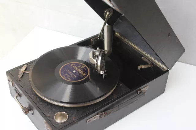 Viva Tonal Columbia Grafonola Gramophone with Crank American Phonograph