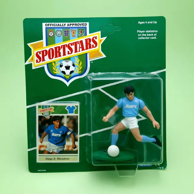 SPORTSTARS ☆ DIEGO MARADONA NAPOLI Figur ☆ Fußball Vintage Kenner MOC 1989